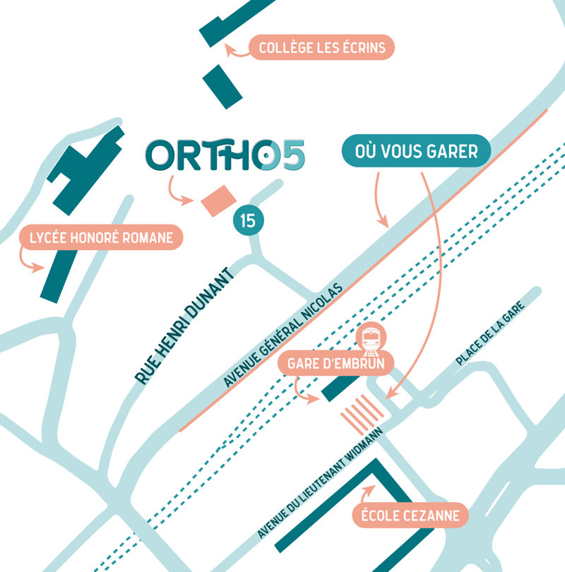 accès ortho5 cabinet d'orthodontie embrun